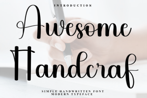 Awesome Handcraf Font for Unique Craft Projects