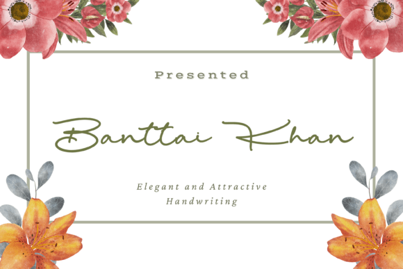 Banttai Khan: A Handcrafted Script Typeface for Scroll-Stopping Marketing