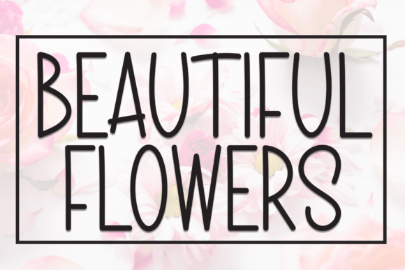 Beautiful Flowers Font: A Web Designer’s Review for Digital Branding