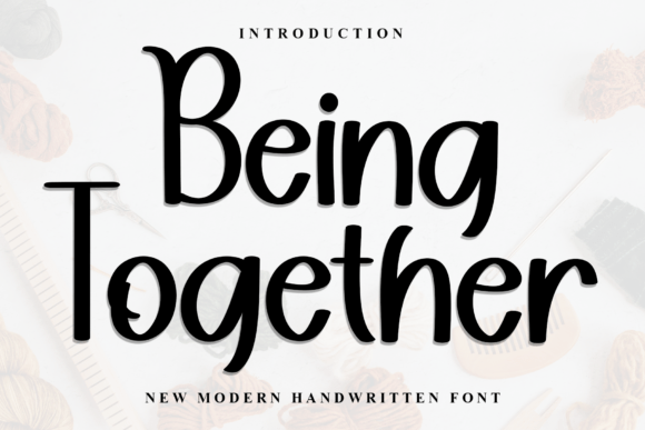 Being Together: A Festive Script Font for Web Design and Digital Branding