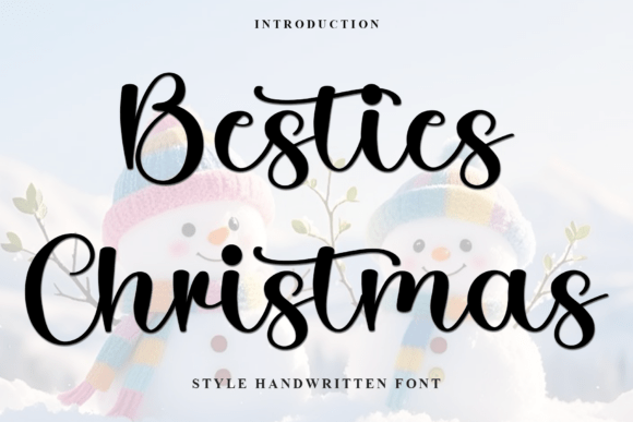 Besties Christmas Font: Adding Holiday Cheer to a Small Brand Identity