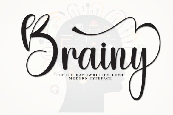 Brainy: A Modern Script Font That Elevates Small Business Branding