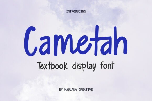 Cametah: A Handwritten Font That Builds Trust in Your Brand