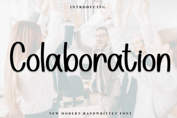 Colaboration: A Festive Script Font for Joyful Branding Projects
