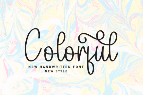 Colorful: A Vibrant Script Font for Modern Editorial Design