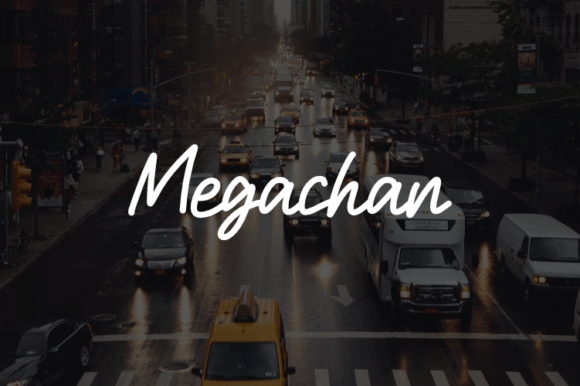 Elevate Your Craft with Megachan: A Bold Script Font for Makers and Sellers