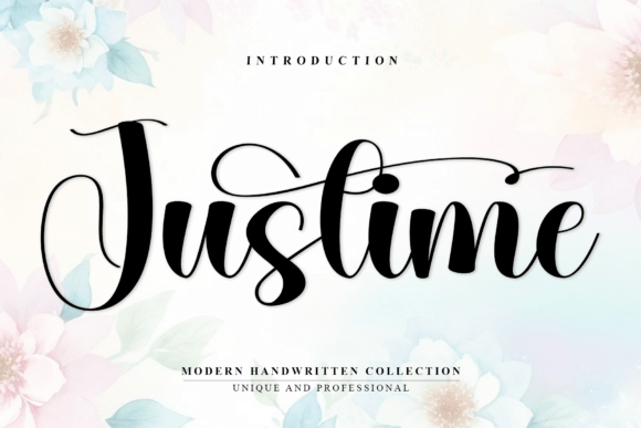 Justime Font: Elevate Your Brand with Stylish Script Typography