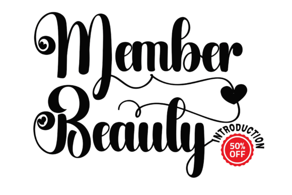 Member Beauty: A Charming Script Font for Elegant Web Design