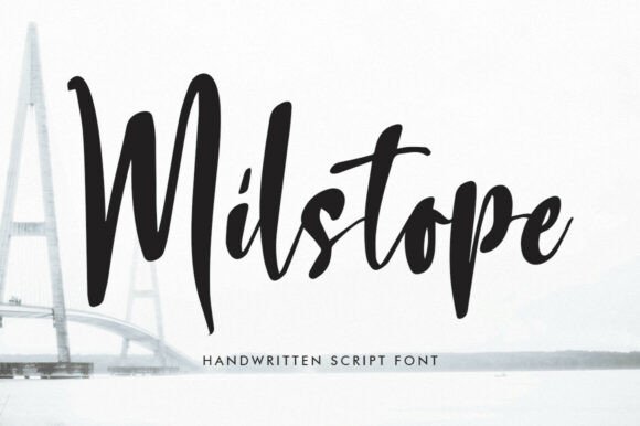 Milstope: A Handwritten Script Font That Elevates Handmade Product Design