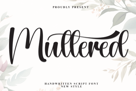 Muttered Font: Elegant Script for Editorial Design