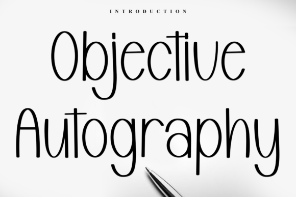 Objective Autography Font: Festive Flair for Campaigns