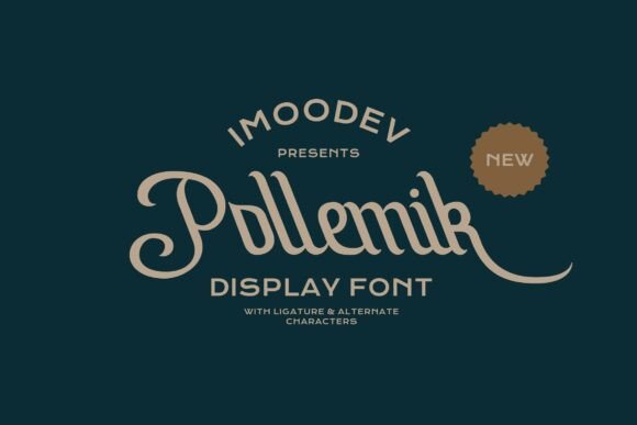 Pollemik Font: Elevating Digital Design with Vintage Elegance