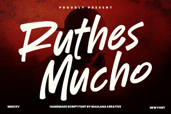 Ruthes Mucho: A Bold Script Font That Elevates Editorial Design
