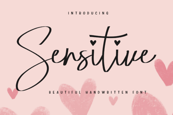 Sensitive: A Stylish Script Font for Elegant Brand Campaigns