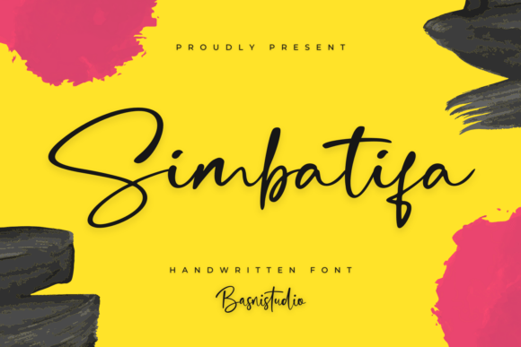 Simbatifa: A Modern Handwritten Font for Social Media and Brand Campaigns
