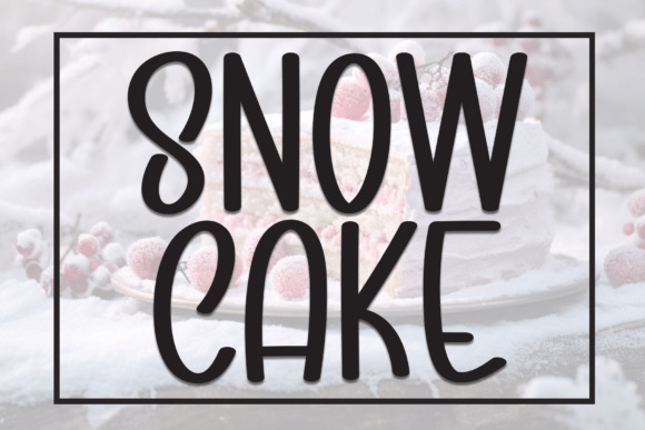 Snow Cake: A Sweet Touch for Editorial Design