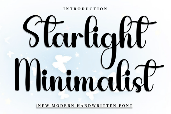 Starlight Minimalist: A Fresh Script Font for Modern Campaigns