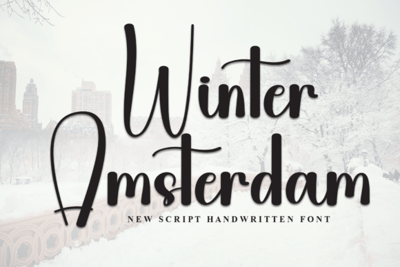 Winter Amsterdam Font: Elevate Your Brand with Elegant Script Typography